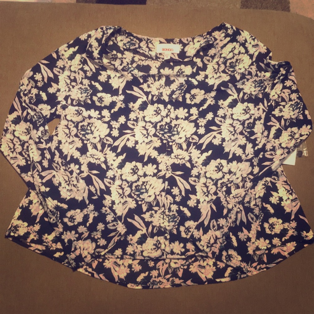 BONGO Button Down Blouse